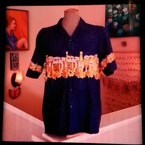 Vtg 80s beer hawaiian beer bottles party 🎉 shirt